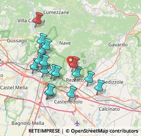 Mappa Via Benedetto Marcello, 25082 Botticino BS, Italia (6.72588)