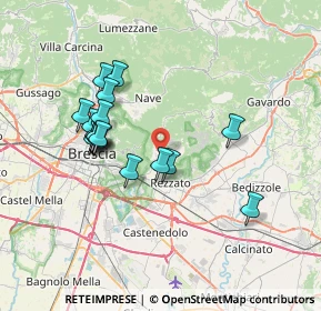 Mappa Via Benedetto Marcello, 25082 Botticino BS, Italia (6.56235)