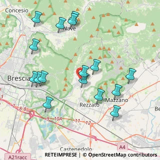 Mappa Via Benedetto Marcello, 25082 Botticino BS, Italia (4.38688)