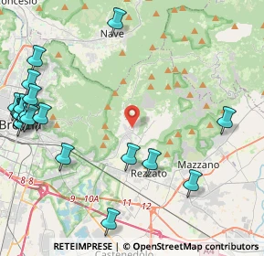 Mappa Via Benedetto Marcello, 25082 Botticino BS, Italia (5.9)