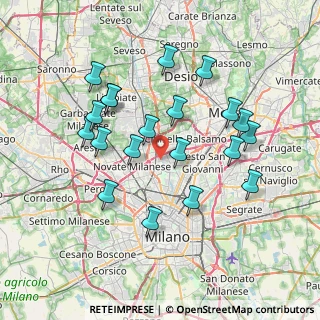Mappa Via Promessi Sposi, 20032 Cormano MI, Italia (7.2205)