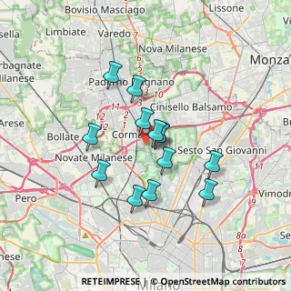 Mappa Via Promessi Sposi, 20032 Cormano MI, Italia (2.70769)