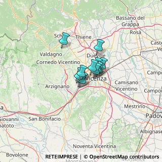 Mappa Via Poggian, 36051 Creazzo VI, Italia (6.23417)