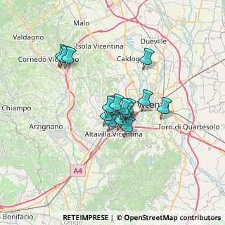 Mappa Via Poggian, 36051 Creazzo VI, Italia (4.79133)