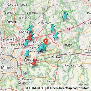 Mappa Via Giacomo Matteotti, 20060 Bussero MI, Italia (6.455)