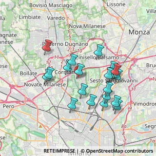 Mappa Via Roma, 20123 Bresso MI, Italia (3.4295)