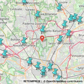 Mappa Via Lurani, 20091 Bresso MI, Italia (6.3775)