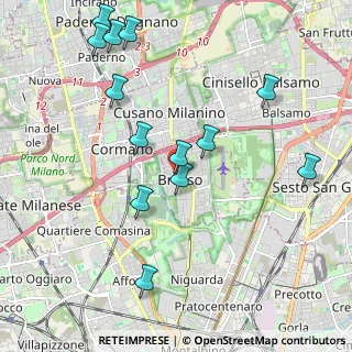 Mappa Via Roma, 20123 Bresso MI, Italia (2.23308)