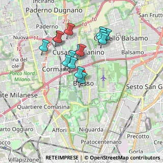Mappa Via Roma, 20123 Bresso MI, Italia (1.57667)