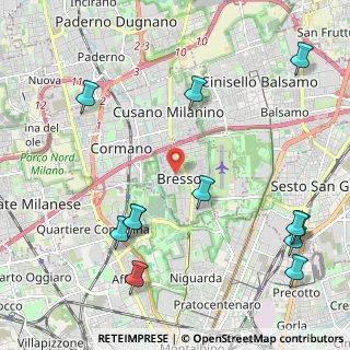 Mappa Via Lurani, 20091 Bresso MI, Italia (2.71667)