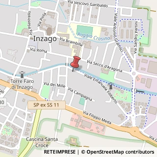 Mappa Via Giacomo Matteotti, 1, 20065 Inzago, Milano (Lombardia)