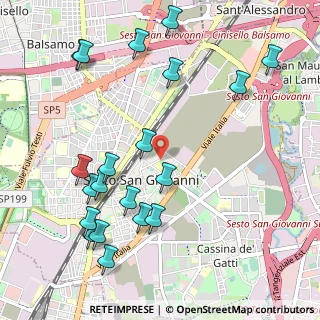 Mappa Via Enrico Falck, 20099 Sesto San Giovanni MI, Italia (1.2195)