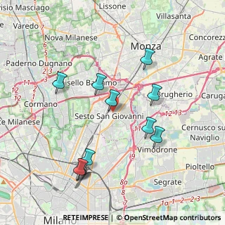 Mappa Via Enrico Falck, 20099 Sesto San Giovanni MI, Italia (3.95)