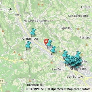 Mappa Via Monte Cengio, 36072 Chiampo VI, Italia (2.6715)