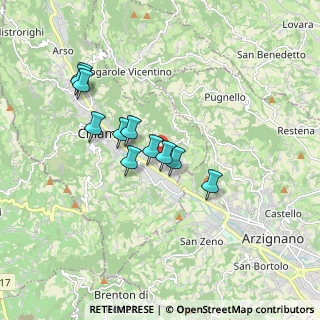 Mappa Via Monte Cengio, 36072 Chiampo VI, Italia (1.49)