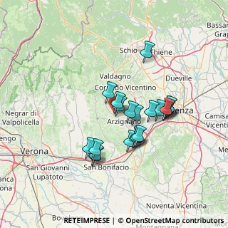 Mappa Via Monte Cengio, 36072 Chiampo VI, Italia (11.6245)