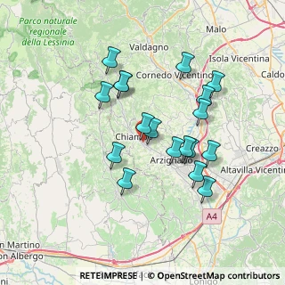 Mappa Via Monte Sabotino, 36072 Chiampo VI, Italia (6.45)