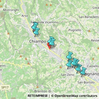 Mappa Via Pieve Bassa, 36072 Chiampo VI, Italia (2.04818)