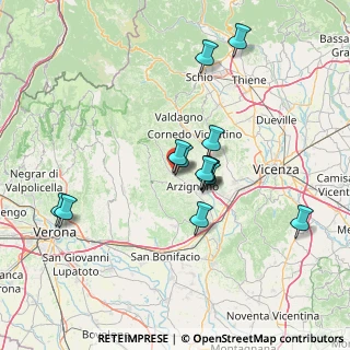 Mappa Via Pieve Bassa, 36072 Chiampo VI, Italia (12.94462)