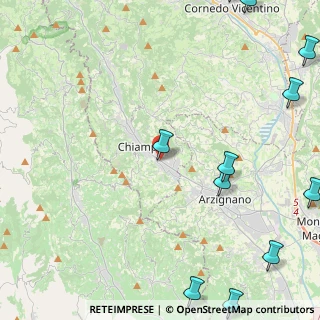Mappa Via Monte Sabotino, 36072 Chiampo VI, Italia (7.16083)