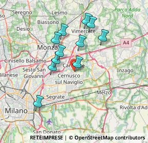 Mappa Cascina Nibai, 20063 Cernusco sul Naviglio MI, Italia (6.22909)