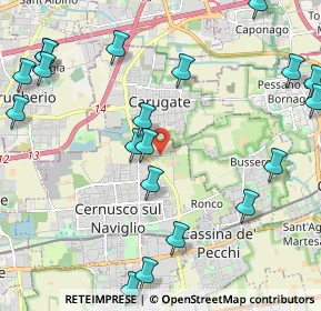 Mappa Cascina Nibai, 20063 Cernusco sul Naviglio MI, Italia (2.7315)