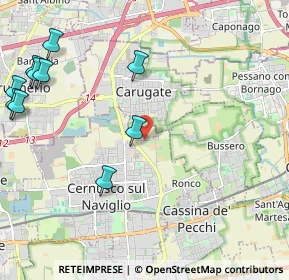 Mappa Cascina Nibai, 20063 Cernusco sul Naviglio MI, Italia (3.28857)