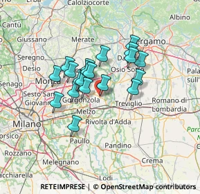 Mappa Via Casino Monasterolo, 20065 Inzago MI, Italia (10.0915)