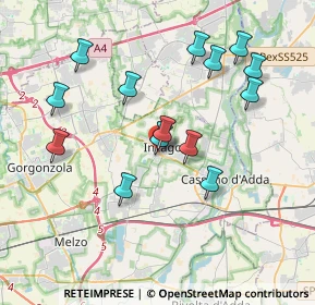 Mappa Via Casino Monasterolo, 20065 Inzago MI, Italia (3.73857)