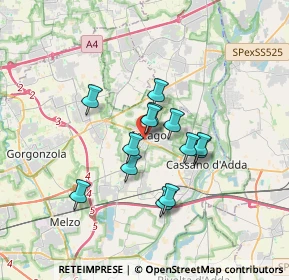 Mappa Via Casino Monasterolo, 20065 Inzago MI, Italia (2.55769)