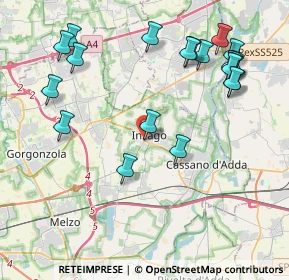 Mappa Via Casino Monasterolo, 20065 Inzago MI, Italia (4.701)