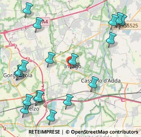 Mappa Via Casino Monasterolo, 20065 Inzago MI, Italia (5.41611)