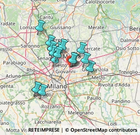 Mappa Via Barcellona, 20099 Sesto San Giovanni MI, Italia (10.17688)