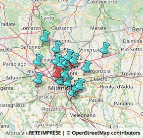 Mappa Via Barcellona, 20099 Sesto San Giovanni MI, Italia (9.55056)