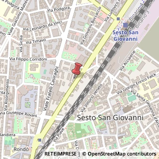 Mappa Viale Antonio Gramsci, 135, 20099 Sesto San Giovanni, Milano (Lombardia)