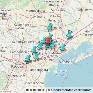 Mappa Via Trieste, 30030 Martellago VE, Italia (9.38467)
