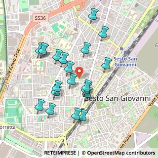 Mappa Via Vittorio Padovani, 20099 Sesto San Giovanni MI, Italia (0.4575)