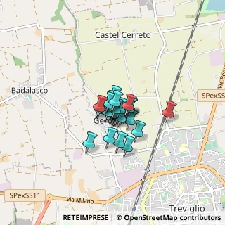 Mappa Via Canonica, 24047 Treviglio BG, Italia (0.372)