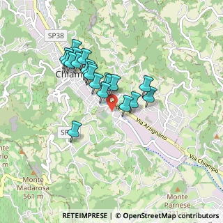 Mappa Via Cima Levante, 36072 Chiampo VI, Italia (0.731)
