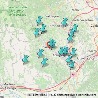 Mappa Via Cima Levante, 36072 Chiampo VI, Italia (6.74895)