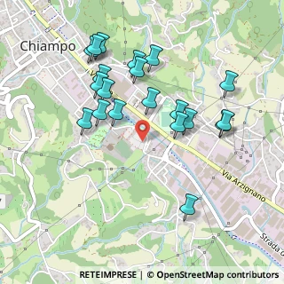 Mappa Via Cima Levante, 36072 Chiampo VI, Italia (0.481)