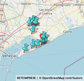 Mappa Via Niccolò Paganini, 30016 Jesolo VE, Italia (8.88133)