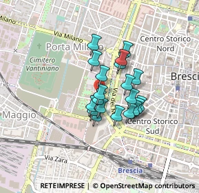 Mappa Via Antonio Tagliaferri, 25126 Brescia BS, Italia (0.2865)