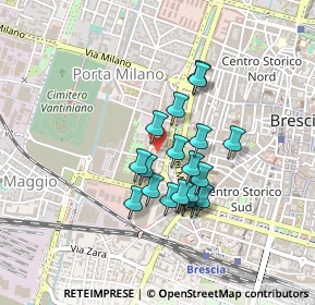 Mappa Via Antonio Tagliaferri, 25126 Brescia BS, Italia (0.3345)