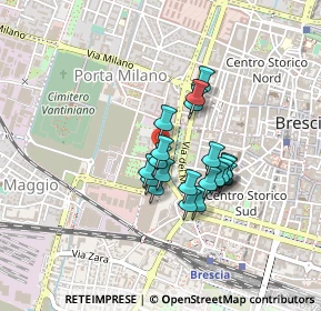 Mappa Via Antonio Tagliaferri, 25126 Brescia BS, Italia (0.3105)