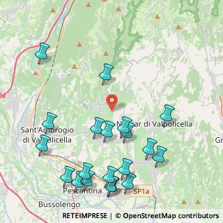 Mappa Via Monte Sant Urbano, 37022 Fumane VR, Italia (5.121)