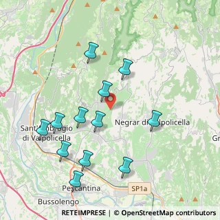 Mappa Via Monte Sant Urbano, 37022 Fumane VR, Italia (4.18917)