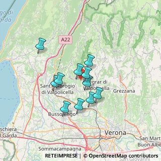 Mappa Via Monte Sant Urbano, 37022 Fumane VR, Italia (5.17)
