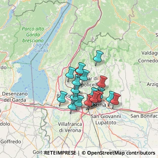 Mappa Via Monte Sant Urbano, 37022 Fumane VR, Italia (11.3905)