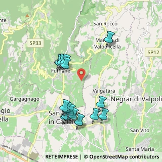 Mappa Via Monte Sant Urbano, 37022 Fumane VR, Italia (1.9975)